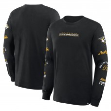 Nashville Predators Fanatics Black Boxed In Legacy Long Sleeve T-Shirt