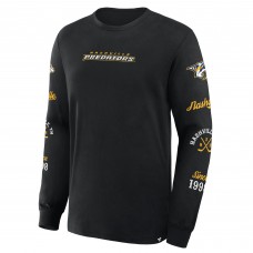 Nashville Predators Fanatics Black Boxed In Legacy Long Sleeve T-Shirt