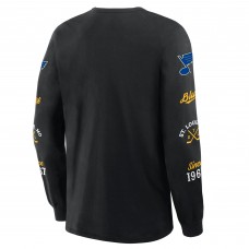 St. Louis Blues Fanatics Black Boxed In Legacy Long Sleeve T-Shirt