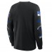 New York Rangers Fanatics Black Boxed In Legacy Long Sleeve T-Shirt