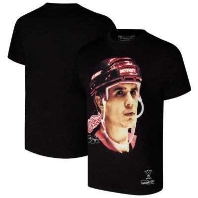 Футболка Steve Yzerman Detroit Red Wings Mitchell & Ness Big Face - Black
