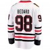 Игровая джерси Chicago Blackhawks Connor Bedard Fanatics White Away Premier Breakaway Player