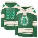 Толстовка Boston Bruins David Pastrnak 47 Kelly Green St. Patricks Day Player Name & Number Lacer