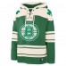 Толстовка Boston Bruins David Pastrnak 47 Kelly Green St. Patricks Day Player Name & Number Lacer