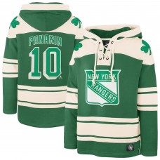 Толстовка New York Rangers Artemi Panarin 47 Kelly Green St. Patricks Day Player Name & Number Lacer