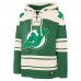 Толстовка New Jersey Devils Jack Hughes 47 Kelly Green St. Patricks Day Player Name & Number Lacer