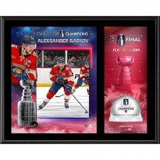 Aleksander Barkov Florida Panthers Fanatics Authentic 12 x 15 Sublimated Plaque with Game-Used Ice from the 2024 Stanley Cup Final - Limited Edition of 300