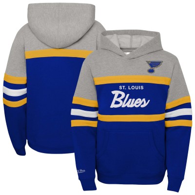 Толстовка St. Louis Blues Mitchell & Ness Youth Head Coach - Blue