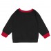 Пижама Toddler Chicago Blackhawks Mitchell & Ness Two-Piece Oversized Block Buster Fleece