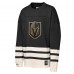 Подростковая Vegas Golden Knights Mitchell & Ness Black Chainstitch Heavyweight Long Sleeve Top