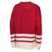 Подростковая New Jersey Devils Mitchell & Ness Red Chainstitch Heavyweight Long Sleeve Top