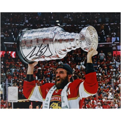 Aaron Ekblad Florida Panthers Autographed Fanatics Authentic 2024 Stanley Cup Champions 8 x 10 Raising Cup Photograph