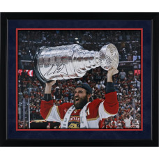 Фото с автографом Aaron Ekblad Florida Panthers Fanatics Authentic 2024 Stanley Cup Champions 16" x 20" Raising Cup