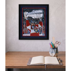 Фото с автографом Sam Reinhart Florida Panthers Fanatics Authentic 2024 Stanley Cup Champions 16" x 20" Raising Cup with "2024 SC Champs" Inscription