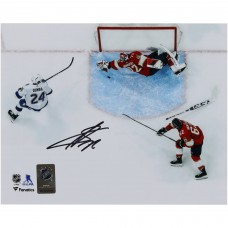 Sergei Bobrovsky Florida Panthers Autographed Fanatics Authentic 2024 Stanley Cup Playoffs Round One 8 x 10 Diving Save Photograph