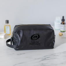 Carolina Hurricanes Hybrid Leather Lined Dopp Toiletry Bag