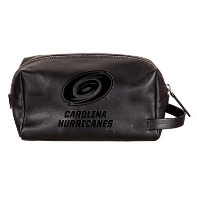 Carolina Hurricanes Hybrid Leather Lined Dopp Toiletry Bag