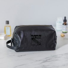 New York Rangers Hybrid Leather Lined Dopp Toiletry Bag