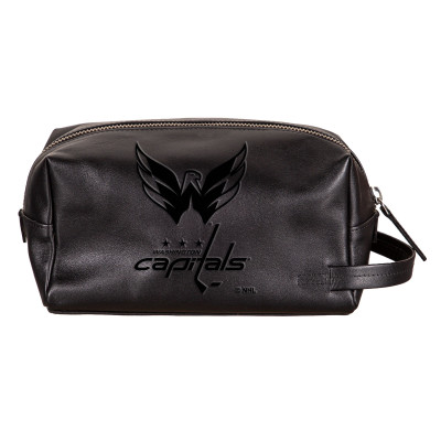 Washington Capitals Hybrid Leather Lined Dopp Toiletry Bag