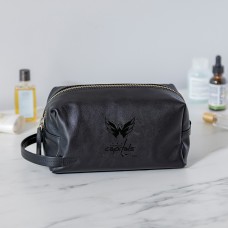 Washington Capitals Hybrid Leather Lined Dopp Toiletry Bag