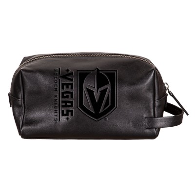 Vegas Golden Knights Hybrid Leather Lined Dopp Toiletry Bag