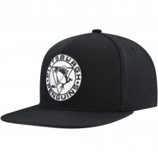 Бейсболка Pittsburgh Penguins Mitchell & Ness Black Team Бейсболка Pittsburgh Penguins Mitchell & Ness Black Team