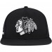 Бейсболка Chicago Blackhawks Mitchell & Ness Team - Black