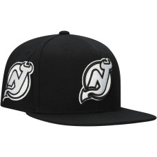 Джерси New Devils Mitchell & Ness Black Team Snapback Hat Джерси New Devils Mitchell & Ness Black Team Snapback Hat