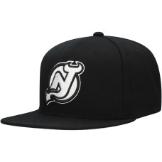 Джерси New Devils Mitchell & Ness Black Team Snapback Hat Джерси New Devils Mitchell & Ness Black Team Snapback Hat