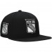 New York Rangers Mitchell & Ness Black Team Snapback Hat New York Rangers Mitchell & Ness Black Team Snapback Hat