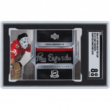 Tony Esposito Chicago Blackhawks Autographed 2006-07 Upper Deck The Cup Scripted Swatches #SS-TE #8/25 SGC Authenticated 8 Card