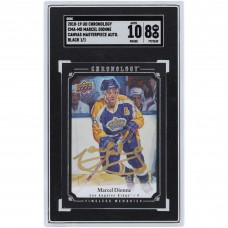 Marcel Dionne Los Angeles Kings Autographed 2018-19 Upper Deck Chronology Canvas Black #CMA-MD #1/1 SGC Authenticated 8/10 Card