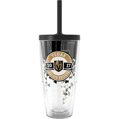 Vegas Golden Knights Tervis 24oz. Shatter Classic Tumbler with Straw Lid