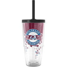 Colorado Avalanche Tervis 24oz. Shatter Classic Tumbler with Straw Lid