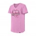Футболка Подростковая Girls Carolina Hurricanes New Era Pink Flip Sequin V-Neck