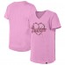 Подростковая Girls Nashville Predators New Era Pink Flip Sequin V-Neck T-Shirt