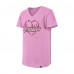 Подростковая Girls Nashville Predators New Era Pink Flip Sequin V-Neck T-Shirt