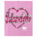 Подростковая Girls New York Islanders New Era Pink Flip Sequin V-Neck T-Shirt