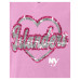 Подростковая Girls New York Islanders New Era Pink Flip Sequin V-Neck T-Shirt