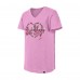 Подростковая Girls Detroit Red Wings New Era Pink Flip Sequin V-Neck T-Shirt