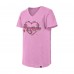 Футболка Подростковая Girls Pittsburgh Penguins New Era Pink Flip Sequin V-Neck