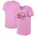 Подростковая Girls St. Louis Blues New Era Pink Flip Sequin V-Neck T-Shirt