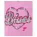 Подростковая Girls St. Louis Blues New Era Pink Flip Sequin V-Neck T-Shirt