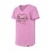 Футболка Girls Youth Boston Bruins New Era Pink Flip Sequin V-Neck