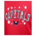 Футболка Girls Youth Washington Capitals New Era Red Flip Sequin