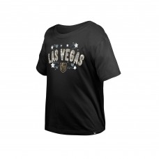 Футболка Подростковая Girls Vegas Golden Knights New Era Black Flip Sequin