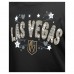 Футболка Подростковая Girls Vegas Golden Knights New Era Black Flip Sequin