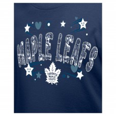 Футболка Подростковая Girls Toronto Maple Leafs New Era Navy Flip Sequin