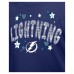 Футболка Подростковая Girls Tampa Bay Lightning New Era Blue Flip Sequin