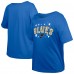 Подростковая Girls St. Louis Blues New Era Blue Flip Sequin T-Shirt